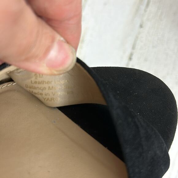 Sam Edelman Yaro Womens sz 9M black suede block heel sandals new - Picture 9 of 9